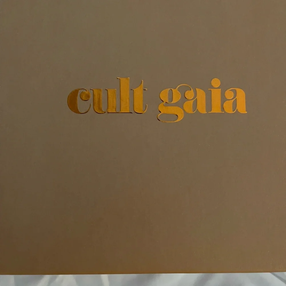 Cult Gaia Piper Grosgrain Mules